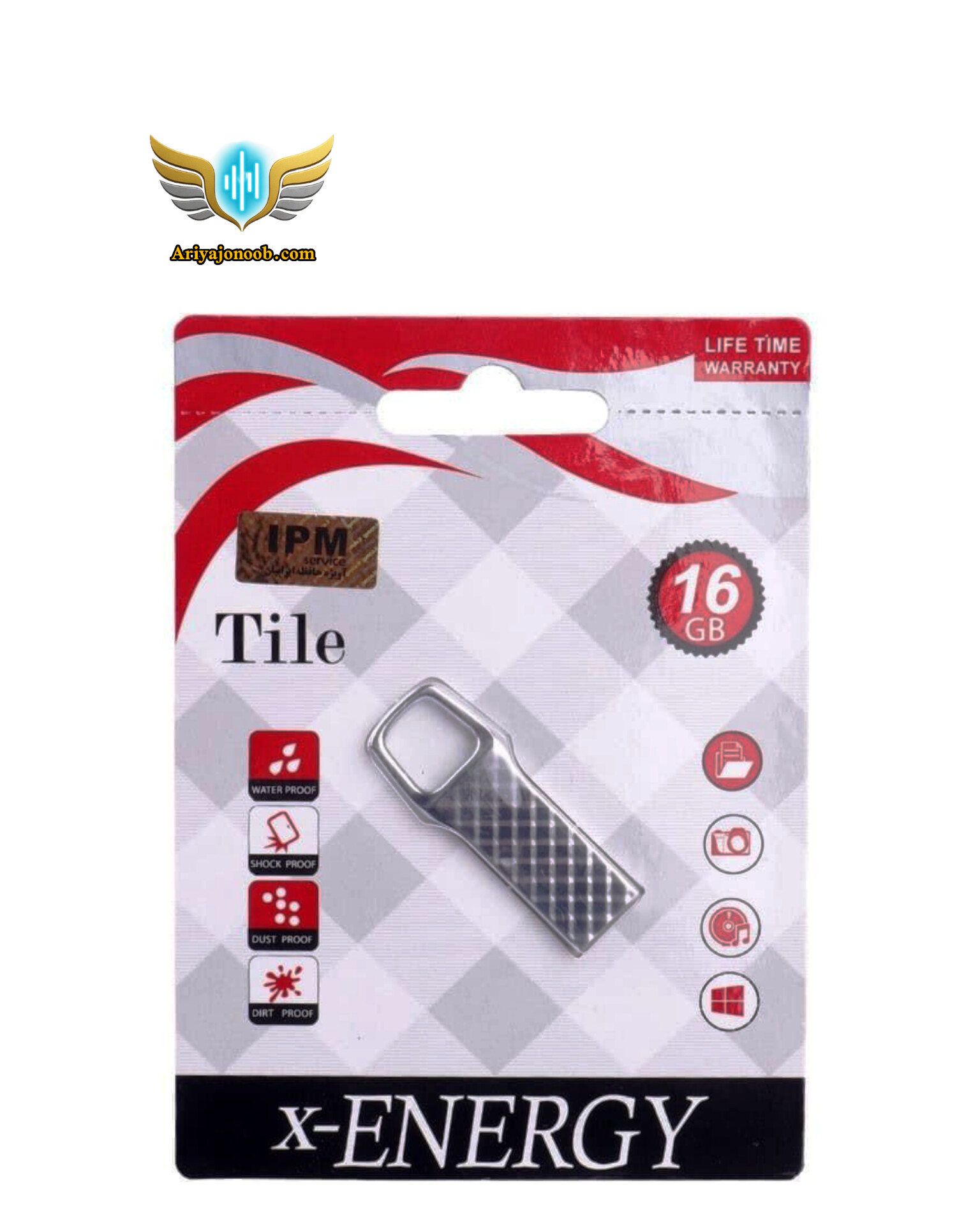 فلش مموری ایکس انرژی مدل TILE ظرفیت 16 گیگابایت USB 2.0
