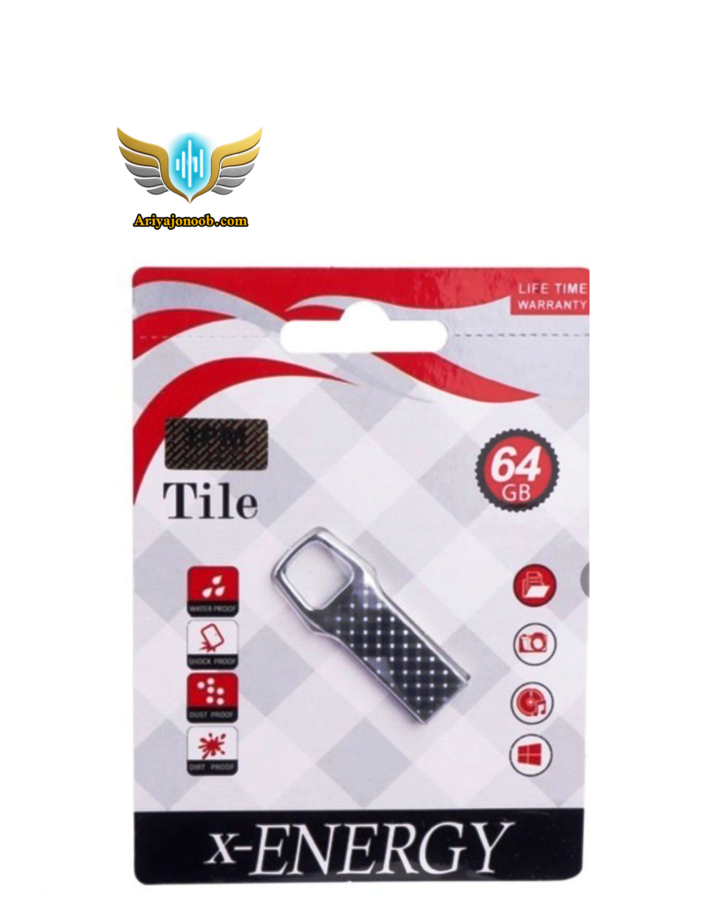 فلش مموری ایکس انرژی مدل TILE ظرفیت 64 گیگابایت USB 2.0