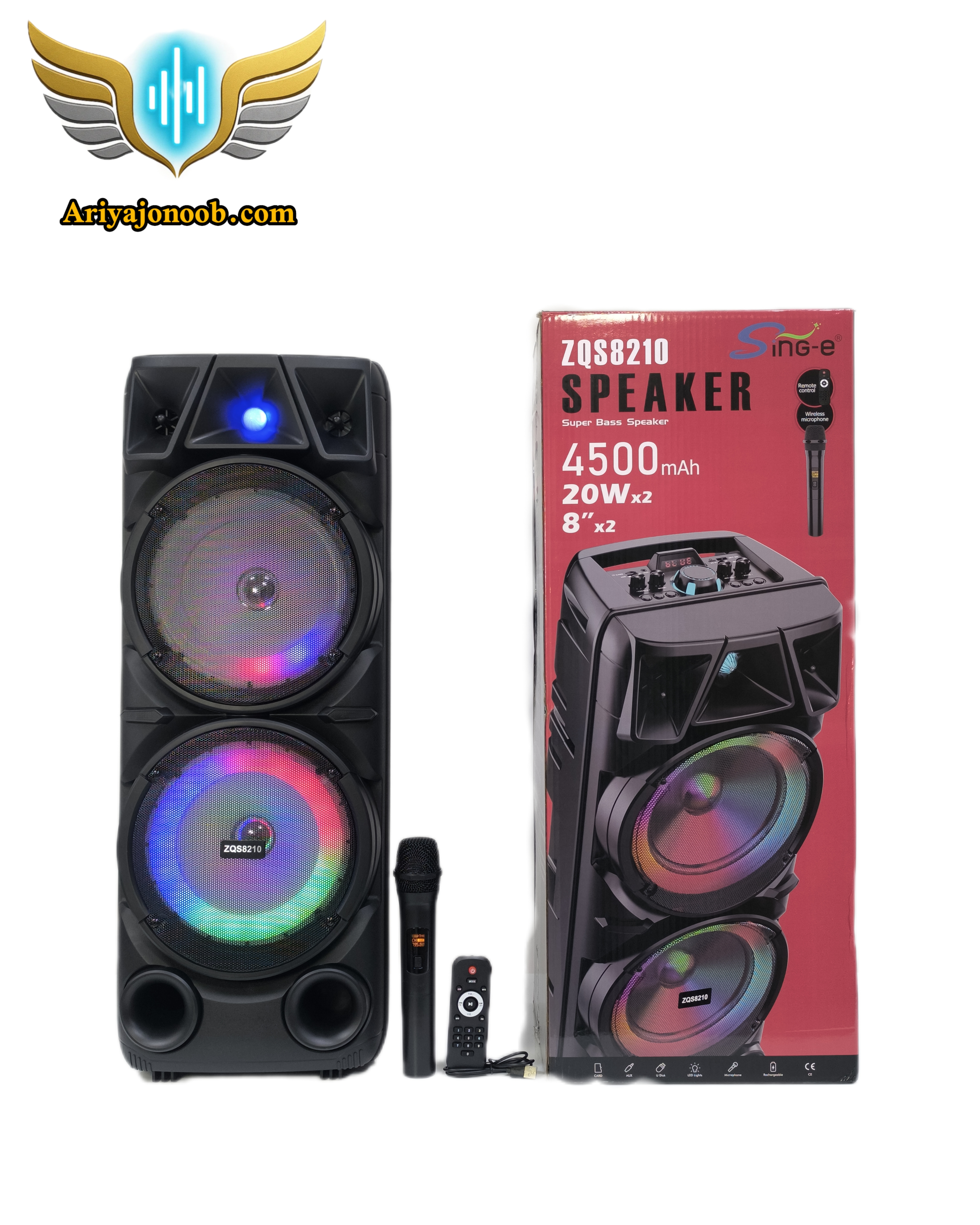 اسپیکر قابل حمل بلوتوثی ZQS - 8210