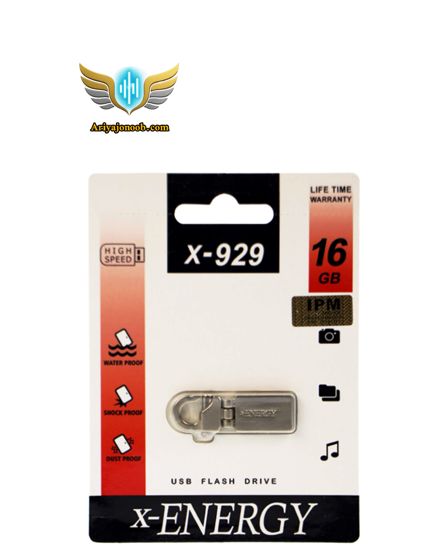 فلش مموری ایکس انرژی مدل X-929 ظرفیت ۱۶ گیگابایت USB 2