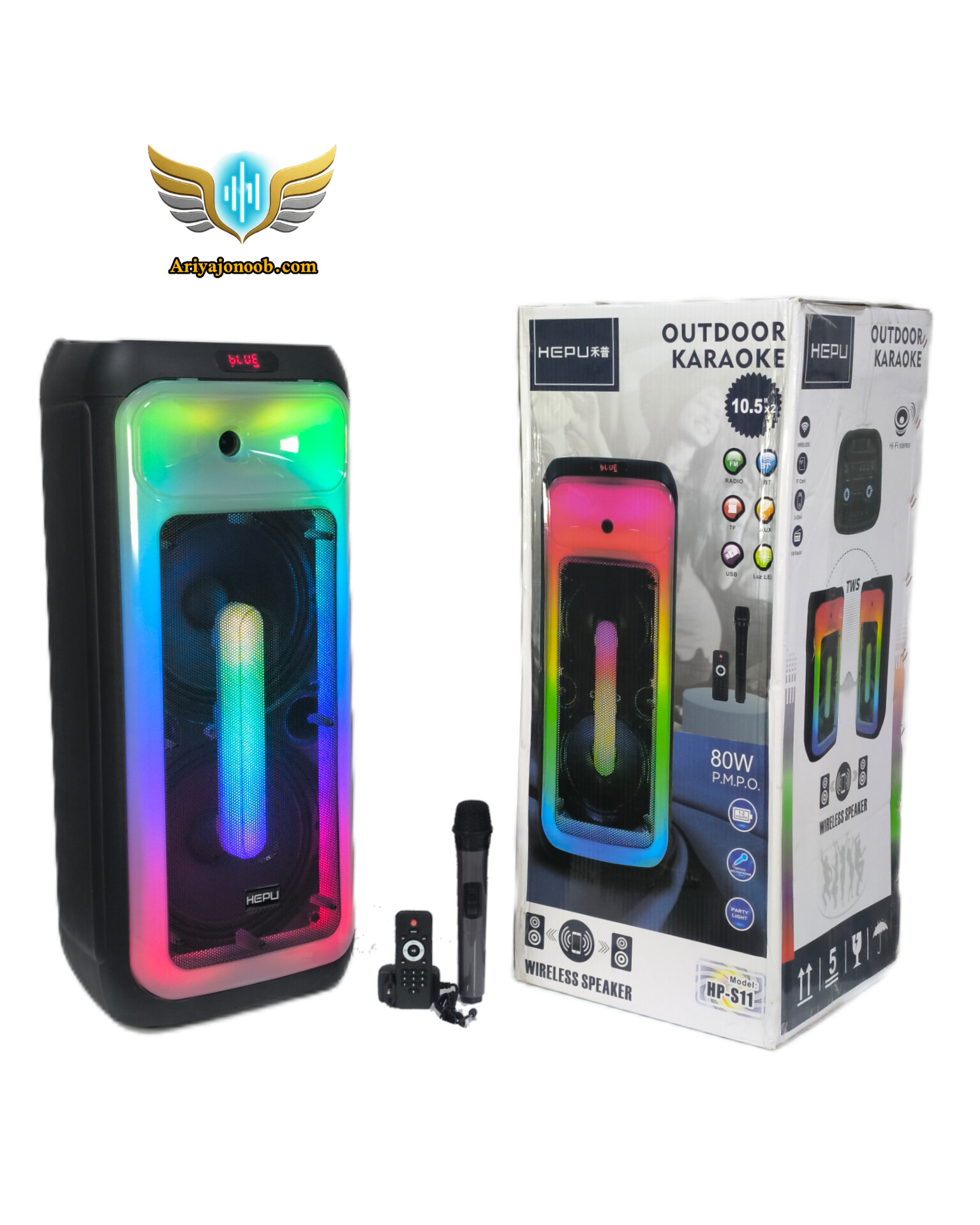 اسپیکر شارژی HEPU مدل HP-S 11